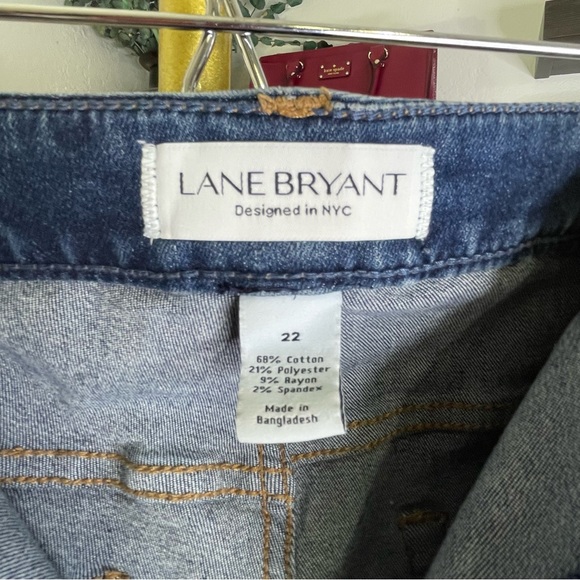Lane Bryant denim stretch capri 22 - Picture 4 of 8